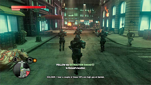 Follow the squad's leader trace - [Main mission 15] A Stranger Among Us - Main missions - Prototype 2 - Game Guide and Walkthrough