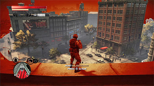 Same as with the previous hunt, you might get to the rooftop of one of the highest building in the area, because when you send an impulse being there, you'll locate Dr - [Main mission 19] A Maze of Blood - Main missions - Prototype 2 - Game Guide and Walkthrough