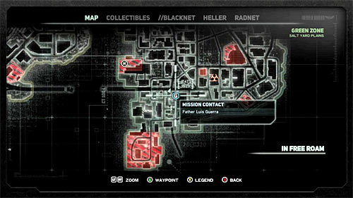 In order to start this mission, you have to get to location [747, 1529], specifically to the shiny circle on a parking lot - [Main mission 21] Fall from Grace - Main missions - Prototype 2 - Game Guide and Walkthrough