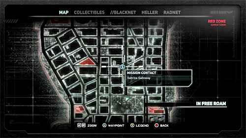 In order to start this mission, you have to get to location [630, 451], specifically to the shiny circle on the ground near the building's entrance - [Main mission 25] Last Resort - Main missions - Prototype 2 - Game Guide and Walkthrough