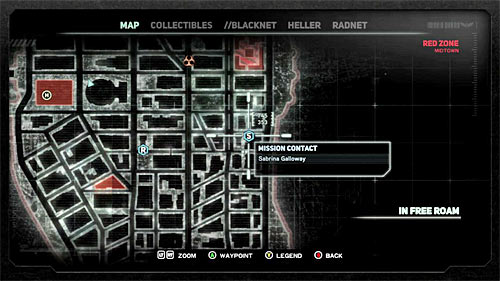 In order to start this mission, you have to get to location [745, 353], specifically to the shiny circle on the ground near the parking lot - [Main mission 26] Fly in the Ointment - Main missions - Prototype 2 - Game Guide and Walkthrough