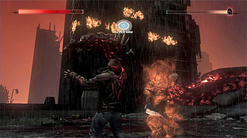 Prepare to repeat those actions, so block boss's attack (RB button) and pull out Mercer's second limb (rhythmically press X) - [Main mission 31] Murder Your Maker - Main missions - Prototype 2 - Game Guide and Walkthrough