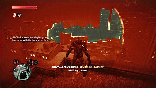 As you probably remember from the last mission, it is best to start the hunt with getting to the rooftop of one of the highest buildings in the area - [Blacknet mission 1] Operation: Orion's Belt - Blacknet missions - Prototype 2 - Game Guide and Walkthrough