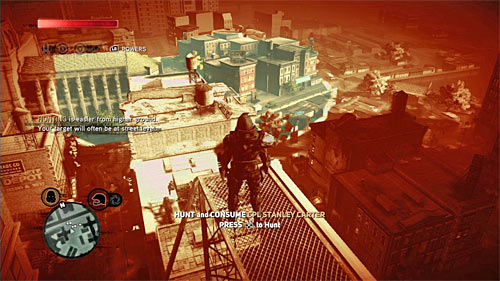 As you probably remember, it is best to start the hunt with getting to the rooftop of one of the highest buildings in the area - [Blacknet mission 3] Operation: Clean Sweep - Blacknet missions - Prototype 2 - Game Guide and Walkthrough