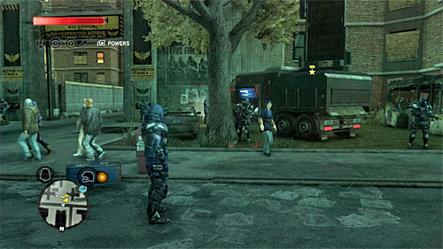 In order to start this mission, you have to get to location [311, 1293] - [Blacknet mission 3] Operation: Clean Sweep - Blacknet missions - Prototype 2 - Game Guide and Walkthrough