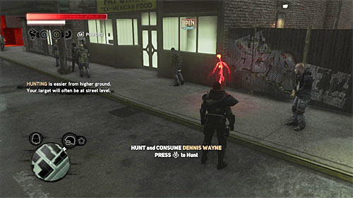 Dennis Wayne should be walking in the central part of the green zone and his approximate location is [785, 1425] - [Blacknet mission 8] Operation: Vivid Future - Blacknet missions - Prototype 2 - Game Guide and Walkthrough