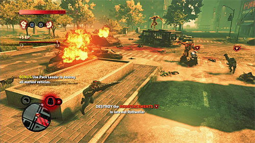 When the brawlers are taking care of the APC, you can eliminate standard Blackwatch soldiers - [Blacknet mission 9] Operation: Spotted Cat - p. 2 - Blacknet missions - Prototype 2 - Game Guide and Walkthrough