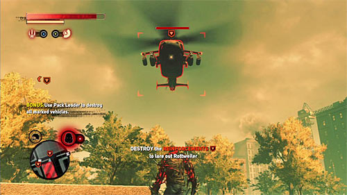 Third part of the fight will start once the hostile helicopter appears neat the Blackwatch base - [Blacknet mission 9] Operation: Spotted Cat - p. 2 - Blacknet missions - Prototype 2 - Game Guide and Walkthrough