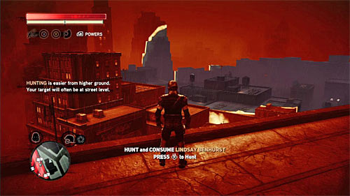 As you probably remember, it is best to start the hunt with getting to the rooftop of one of the highest building in area - [Blacknet mission 10] Operation: Long Horizon - Blacknet missions - Prototype 2 - Game Guide and Walkthrough