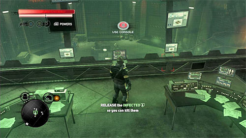 In order to release the first of two groups of infected, you have to use the control panel in location [403, 298] - [Blacknet mission 12] Operation: Clockwork - p. 2 - Blacknet missions - Prototype 2 - Game Guide and Walkthrough