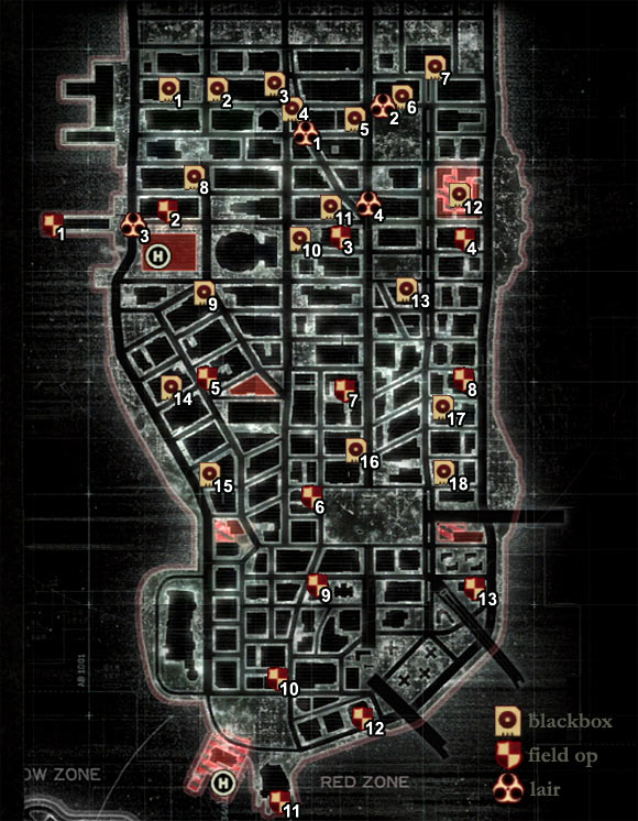 1 - Maps of New York - Secrets - Prototype 2 - Game Guide and Walkthrough