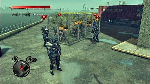 You can find the squad next to the cages where infected are kept, near the water - Yellow Zone - p. 2 - Secrets - Prototype 2 - Game Guide and Walkthrough