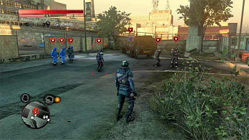 You can find the squad near the highway - Green Zone - p. 2 - Secrets - Prototype 2 - Game Guide and Walkthrough