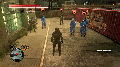 You can find the squad near the containers - Green Zone - p. 2 - Secrets - Prototype 2 - Game Guide and Walkthrough