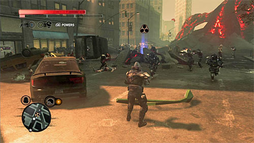 You can find the lair in the middle of the street - Red Zone - p. 2 - Secrets - Prototype 2 - Game Guide and Walkthrough