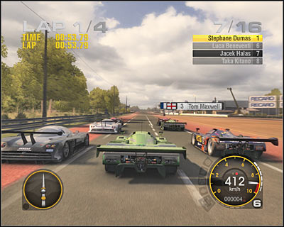 Now you will have to deal with a very long straight section of the road which is even longer than in the 24-hour race - Euro A Licence Tournaments I - Europe - Trophies - Race Driver GRID - Game Guide and Walkthrough