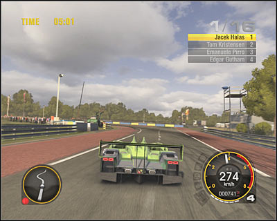 5) Once again, you will have to accelerate - Le Mans 24 Hours - Trophies - Race Driver GRID - Game Guide and Walkthrough