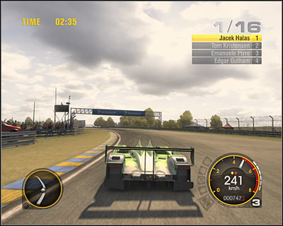 8) The final part of the lap will require you to go through two tight chicanes, built out of tire walls (screen) - Le Mans 24 Hours - Trophies - Race Driver GRID - Game Guide and Walkthrough