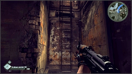 Go straight forward until you get to the ladder which will lead you to the upper floor of the building - Where's Juno/Radio Tower Repair - Main missions - Rage - Game Guide and Walkthrough