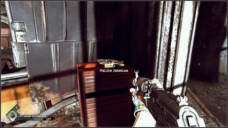 Once all are dead, take the Hardware Packet lying in the left part of the room and the go to the lower floor of the building - The Missing Parts/Find the Buggy Parts - p. 2 - Main missions - Rage - Game Guide and Walkthrough