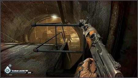 Another Shrouded Heavy awaits you in the corridor in front of you - Destroy the Bomb Caches - p. 2 - Main missions - Rage - Game Guide and Walkthrough