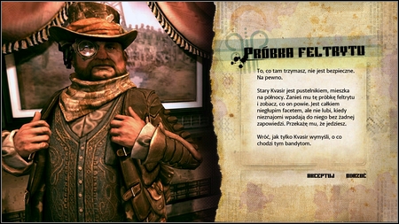 This time leader of Wellspring will ask you to bring the found Feltrite Sample to a hermit named Kvasir, who can know why bandits need feltrite for - Feltrite Sample - Main missions - Rage - Game Guide and Walkthrough