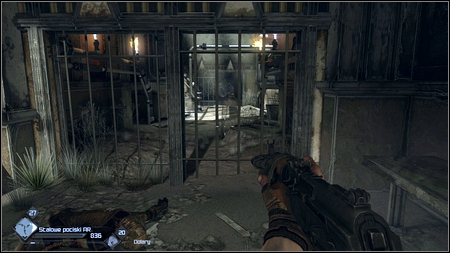Once you get to the other side of the room, bars will fall down blocking your way and a Gearhead with a machine gun will jump out from the wall - Gearhead Vault - p. 2 - Main missions - Rage - Game Guide and Walkthrough