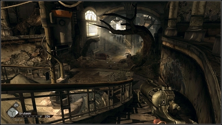 Other soldiers wait for you at the bottom of the stairs - Gearhead Vault - p. 2 - Main missions - Rage - Game Guide and Walkthrough
