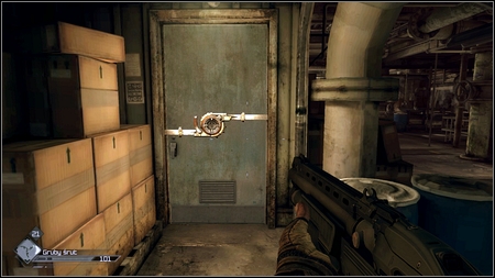 Once they all are dead use the Lock Grinder on the door to the left - The Price of Power - p. 1 - Main missions - Rage - Game Guide and Walkthrough
