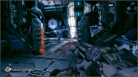 In the room a bit further opponents with shields will appear and you won't be able to run away because the way back will be blocked by lasers - Assault Capital Prime - p. 1 - Main missions - Rage - Game Guide and Walkthrough