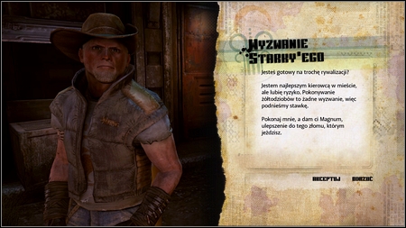 A man named Starky can be found in Wellspring near the races organizer - Starky's Challenge - Side missions - Rage - Game Guide and Walkthrough