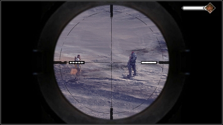 At the beginning look carefully at the protected target and as soon as red lasers appear quickly search for their source - The Exchange - Side missions - Rage - Game Guide and Walkthrough