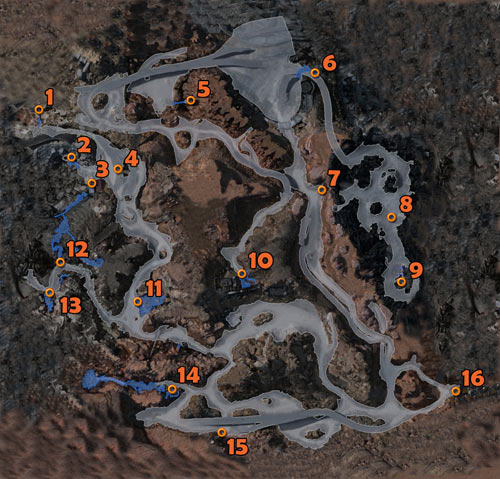 1 - Wasteland - Maps of Wasteland - Rage - Game Guide and Walkthrough
