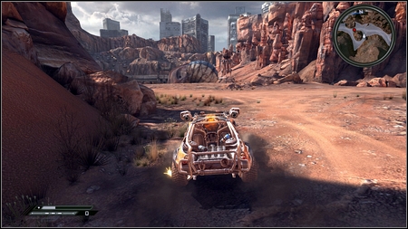 Keep driving towards the Prison - Wasteland - p. 2 - Vehicle jumps - Rage - Game Guide and Walkthrough