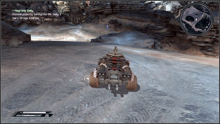 In order to get it you have to jump using the rock on the left - Eastern Wasteland - Vehicle jumps - Rage - Game Guide and Walkthrough