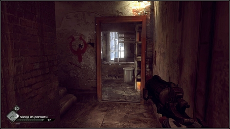 On your way back you'll pass by the stairs with the red Quake symbol near it - Quake - Special id rooms - Rage - Game Guide and Walkthrough