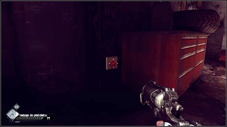 The last button can be found behind the cabinet - Quake - Special id rooms - Rage - Game Guide and Walkthrough