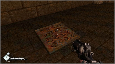 In order to leave the room walk on the square rune tile on the floor - Quake - Special id rooms - Rage - Game Guide and Walkthrough
