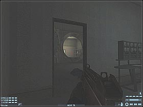 The hostages are being guarded by one of the terrorists (#1) - [Mission 01][Part: 3/3] South Africa - Walkthrough - Rainbow Six: Lockdown - Game Guide and Walkthrough