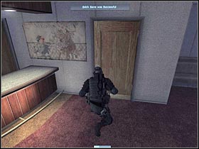 Open the door that's located on your left - [Mission 11][Part: 1/2] Channel Ferry - Walkthrough - Rainbow Six: Lockdown - Game Guide and Walkthrough