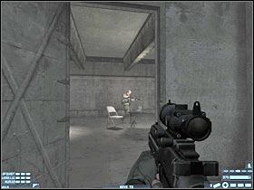 Use the scope - [Mission 15][Part: 2/3] Mercenary Base - Walkthrough - Rainbow Six: Lockdown - Game Guide and Walkthrough