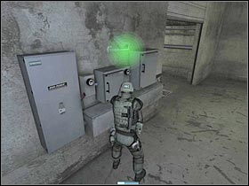 Open the door carefully - [Mission 15][Part: 2/3] Mercenary Base - Walkthrough - Rainbow Six: Lockdown - Game Guide and Walkthrough