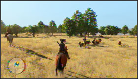 Take your horse and join Bonnie in her trip to her cattle #1 - Walkthrough - The Frontier - [B] Bonnie MacFarlane - Walkthrough - The Frontier - Red Dead Redemption - Game Guide and Walkthrough