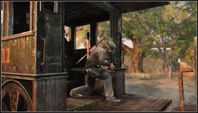 Few hours later, guard will inform you that the train was taken - Walkthrough - Northern Mexico - [D] Vicente De Santa - Walkthrough - Northern Mexico - Red Dead Redemption - Game Guide and Walkthrough