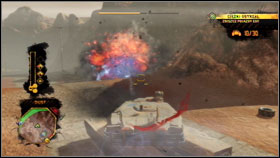 The main objective is to use some well armed vehicle and kill some enemy troops or destroy vehicles - Side Quests - Red Faction: Guerrilla - Game Guide and Walkthrough