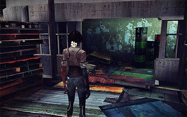 Go right now and reach the place shown in the above screenshot, where there is another SAT Patch - Get through the first part of the Slums - Episode 3 - Remember Me - Game Guide and Walkthrough