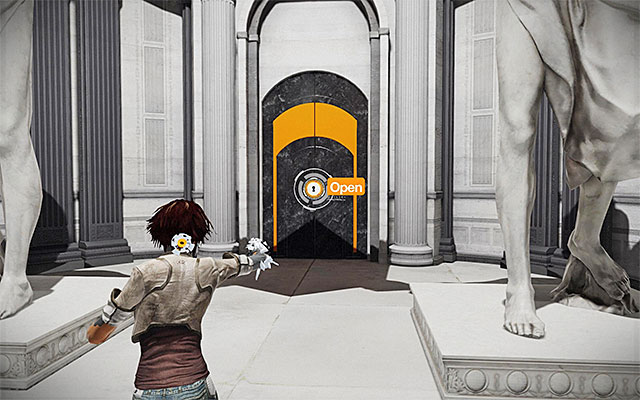 You can now return to the starting point and go straight to reach a door, which you need to open - Reach the staying place of Charles Cartier -Wells - Episode 8 - Remember Me - Game Guide and Walkthrough