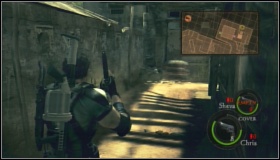 Go through the gate and enter the building - Public Assembly - Walkthrough - Resident Evil 5 - Game Guide and Walkthrough