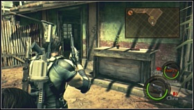 After a while an opponent with a huge axe will destroy the wall - Civilian Checkpoint - Walkthrough - Resident Evil 5 - Game Guide and Walkthrough