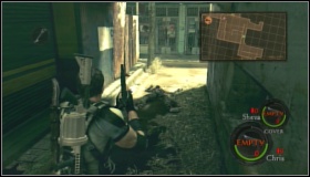 Go left and reach another ladder - Public Assembly - Walkthrough - Resident Evil 5 - Game Guide and Walkthrough